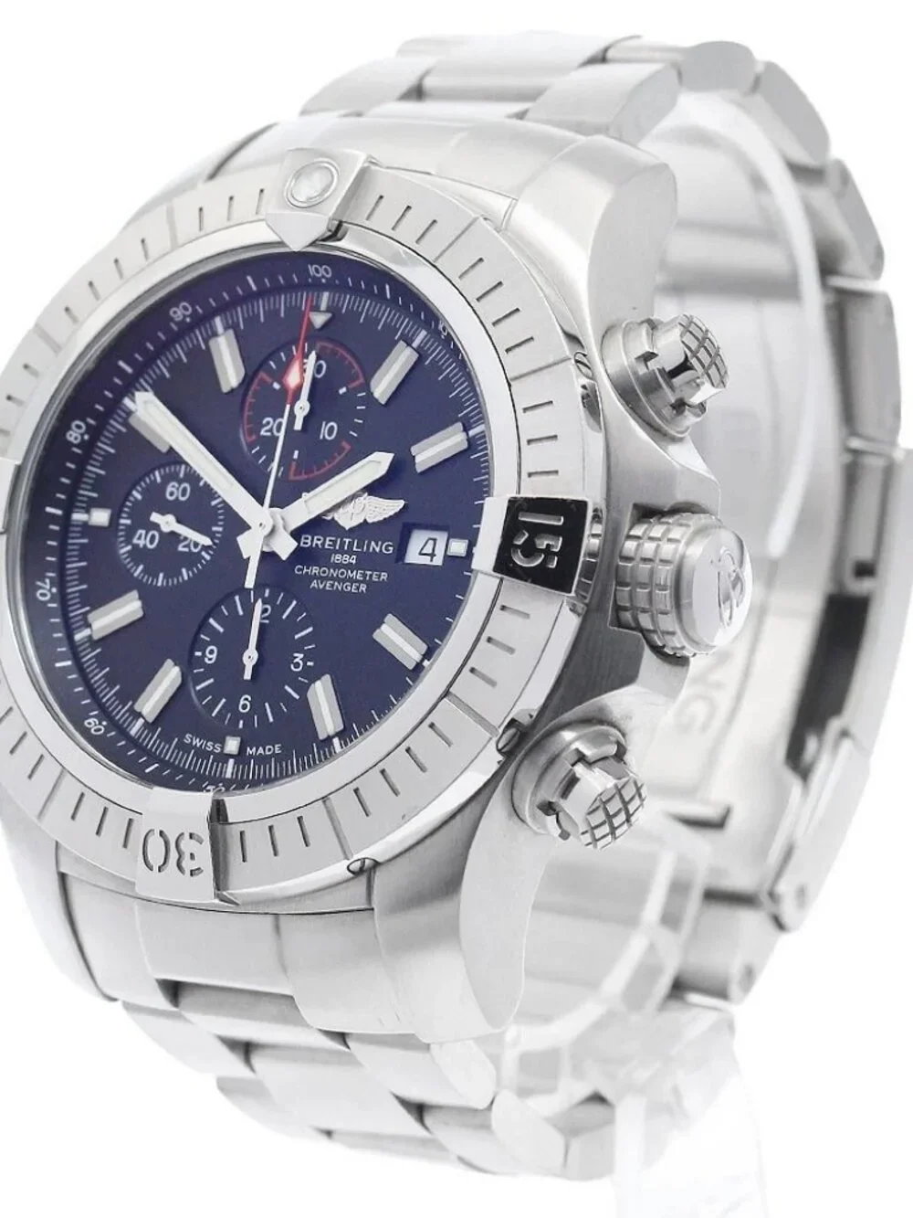 BREITLING Super Avenger Chronograph 48 A13375 Date Automatic Men's Watch_968018